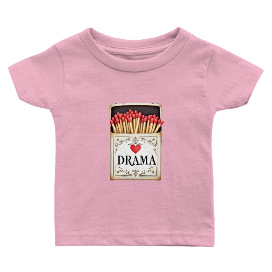 anti valentine no time for drama Baby T Shirts