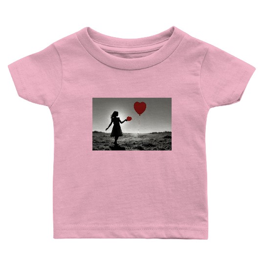 Girl With Balloon Banksy Baby T Shirts