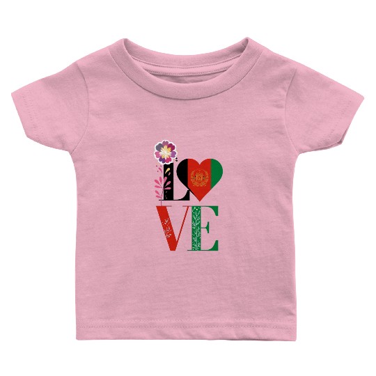 Kabul Store Love Afghanistan Baby T Shirts