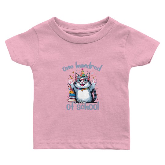 100 Days of School Celebration Baby T Shirts