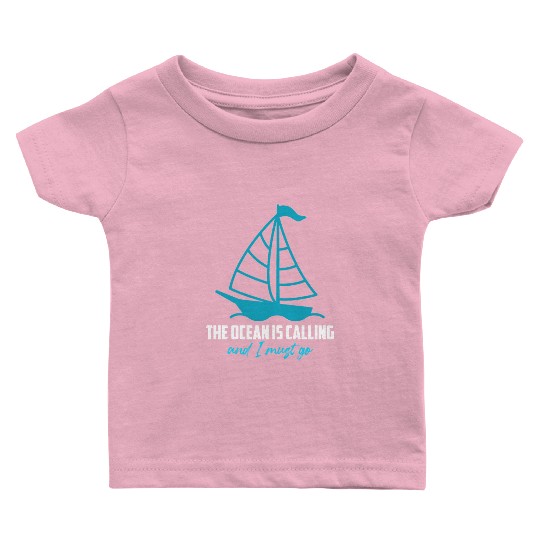 Florida Keys THE OCEAN IS CALLING I MUST GO Baby T Shirts