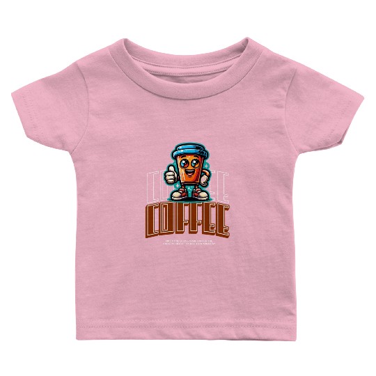v is for Coffee First Fun Valentine's Baby T Shirts