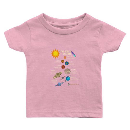 The Solar System Planets Baby T Shirts