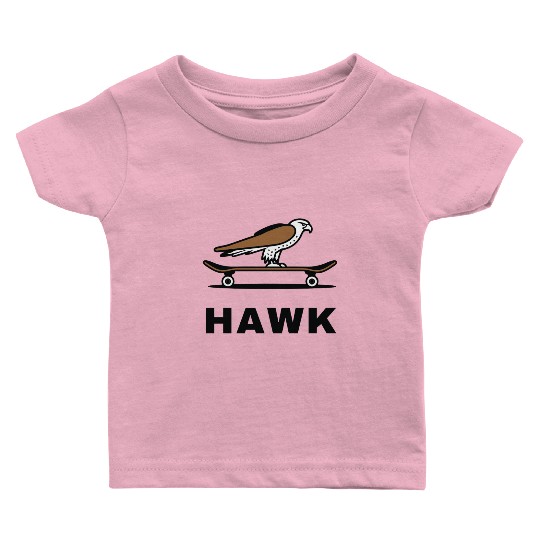 Hawk Skater Fan Skateboard Stunts Freestyle Gift Baby T Shirts
