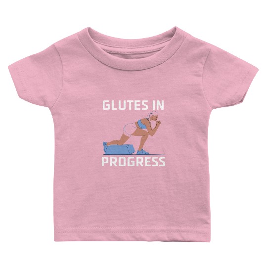 Bulgarian Squat Exercise Fitness Workout Gym Baby T Shirts