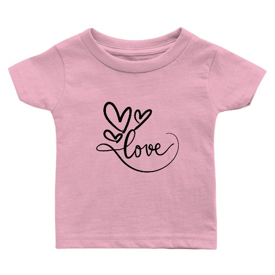 all we need is Love in valentine Baby T Shirts