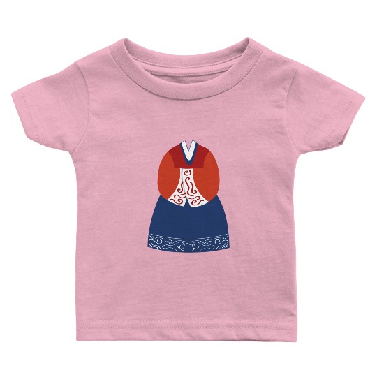 Luxury Korean Hanbok Baby T Shirts