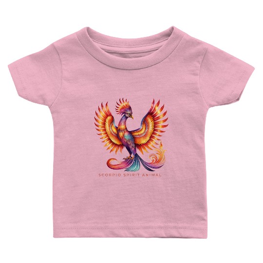 Scorpio Spirit Animal Phenix Alebrije Female Baby T Shirts