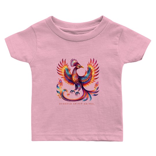 Scorpio Spirit Animal Phenix Alebrije Male Baby T Shirts