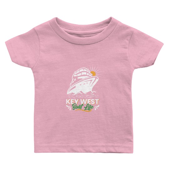 KEY-WEST BOAT LIFE Sailing Florida Keys West Keys Baby T Shirts