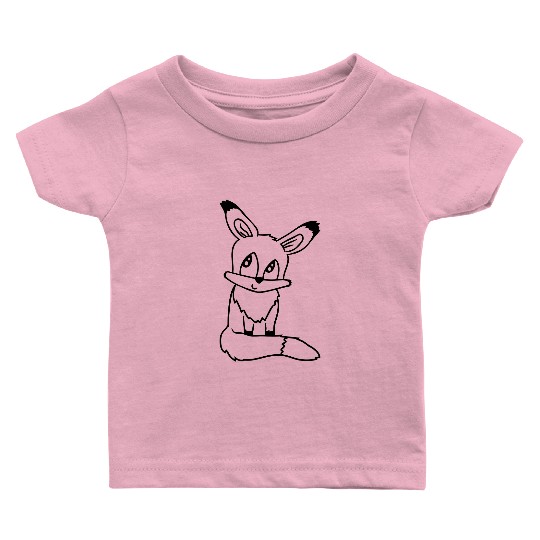 Red Fox Forest Animal Cunning Smart Cute Wild Dog Baby T Shirts