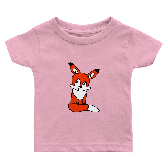Red Fox Forest Animal Cunning Smart Cute Wild Dog Baby T Shirts