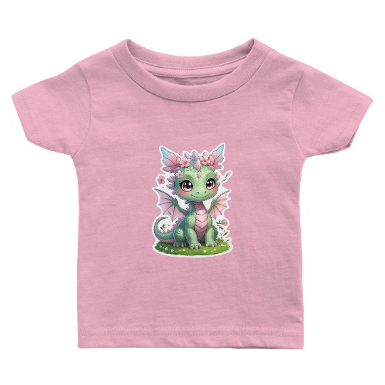 cute dragon (spring) Baby T Shirts