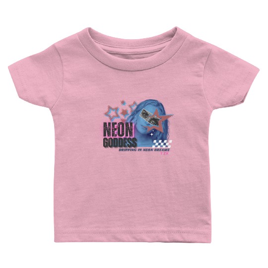 Neon Goddess Y2K Baby T Shirts Design