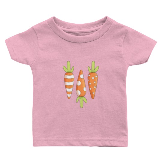 Happy Easter Carrot Baby T Shirts