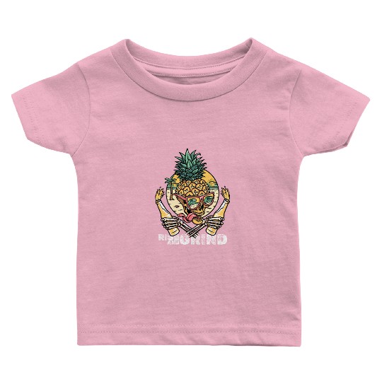 Rise and Grind – Tropical Skull Party Baby T Shirts