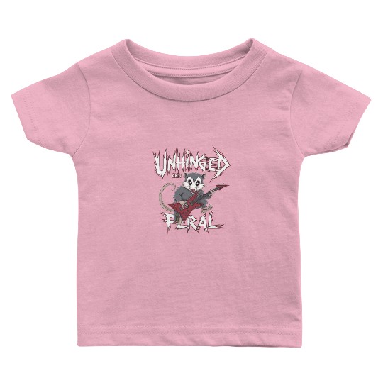 Unhinged And Feral Possum Feral Unhinged Baby T Shirts