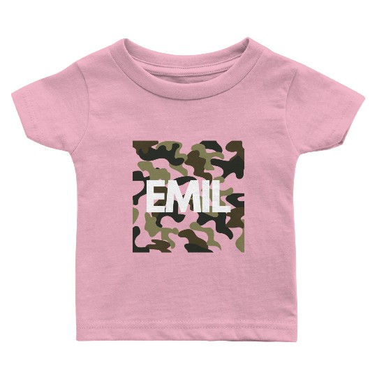 Emil Name Baby T Shirts Men Good Quality Camouflage