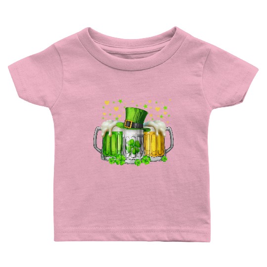 Irish Beer Ireland St Patricks Day Drinking Party Baby T Shirts
