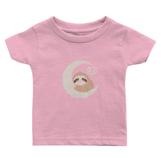 Cancer Zodiac Sloth Embrace the Calmness Baby T Shirts