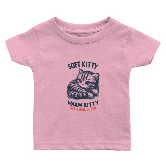 Soft Kitty Baby T Shirts