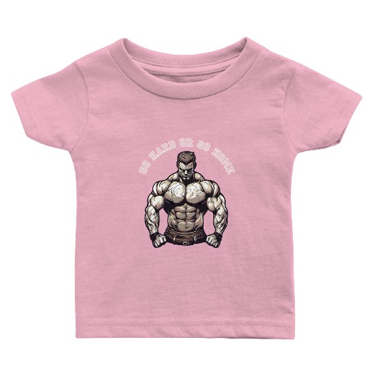 Bodybuilder Gym Workout Baby T Shirts