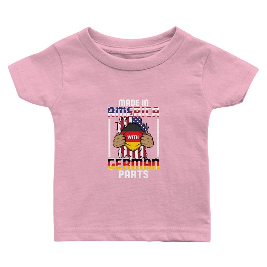 Made In America With German Parts USA Baby T Shirts