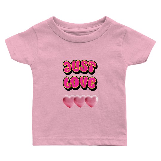 Just Love: Y2K 2000s Heart Baby T Shirts