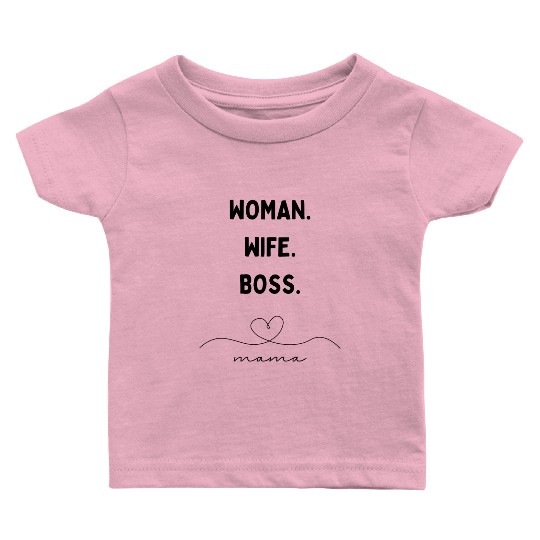 Boss Mama Vibes Baby T Shirts
