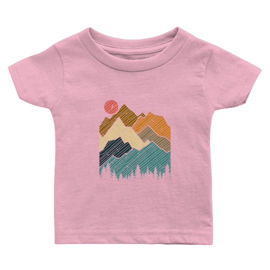 Vintage Wilderness Baby T Shirts