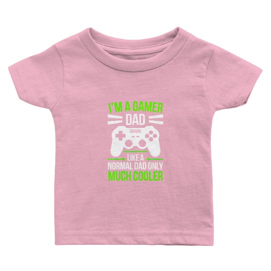 Gamer Dad Baby T Shirts – Funny Father's Day Gift