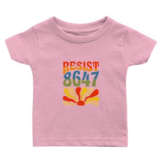 Retro Resistance Sunrise Baby T Shirts