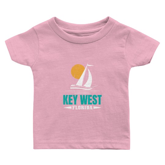 KEY-WEST FLORDIA Sailing West Keys Sailing Outfit Baby T Shirts