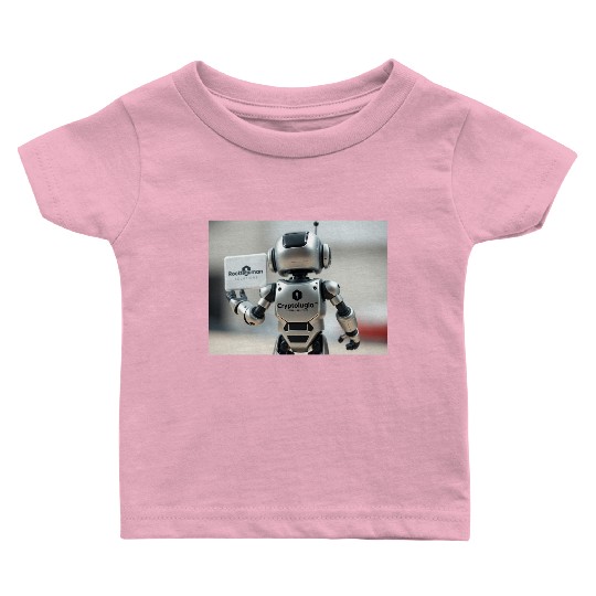 Rocketman Robot Baby T Shirts