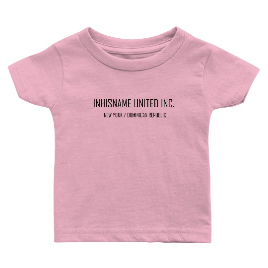 INHISNAME UNITED NEW YORK DOMINICAN REPUBLIC BL Baby T Shirts