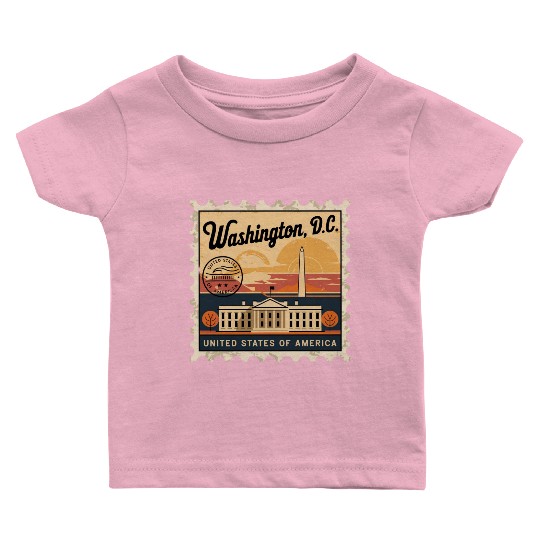Washington DC Souvenir and Political Gift Idea Baby T Shirts