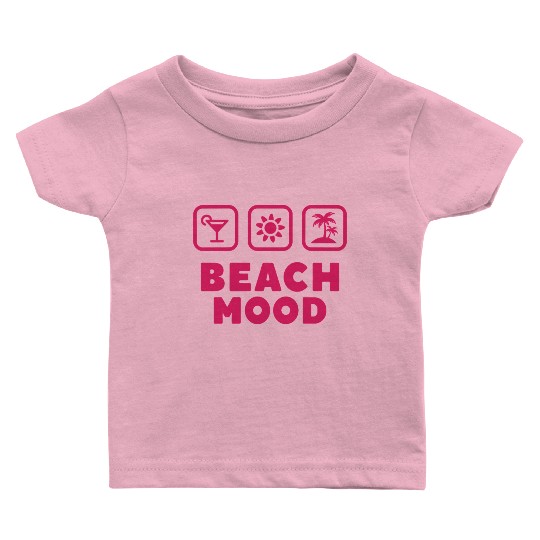 Beach Mood Summer Sun Sea Vacation Cocktail Baby T Shirts