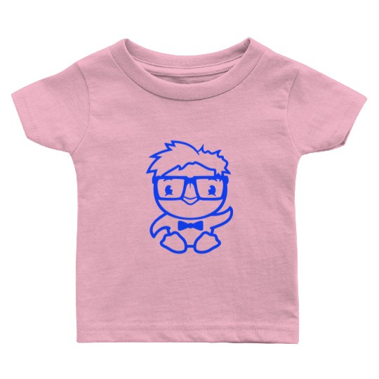 Duck Nerd Geek Smart Horn-Rimmed Glasses Greeting Baby T Shirts