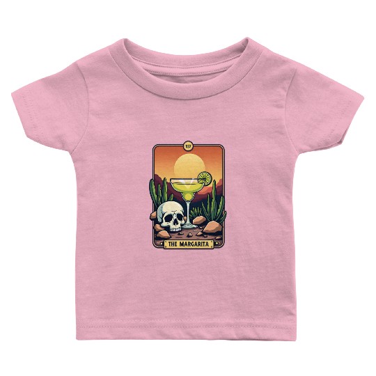 Mexican Cinco De Mayo The Margarita Tarot Card Baby T Shirts