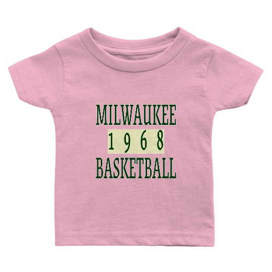 Milwaukee Basketball 1968 Classic Baby T Shirts