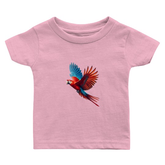 macaw parrot Baby T Shirts