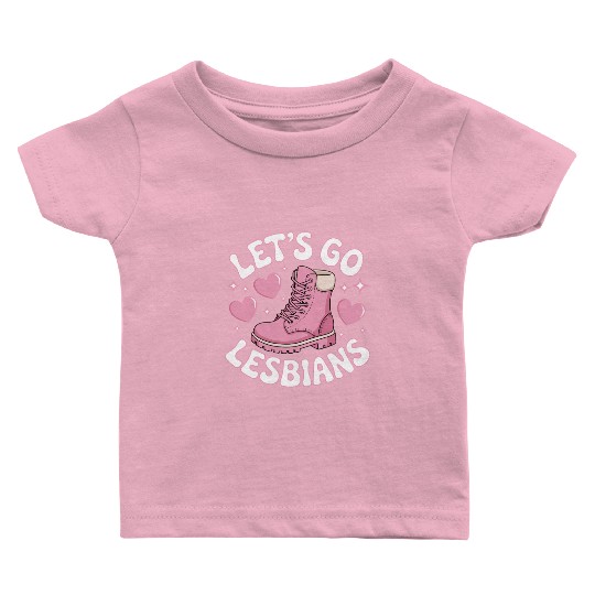 Let’s Go Lesbians Subtle Lesbian Pride Baby T Shirts
