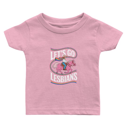 Let’s Go Lesbians Subtle Lesbian Pride Baby T Shirts