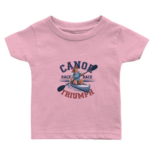 canoe race triumph Baby T Shirts