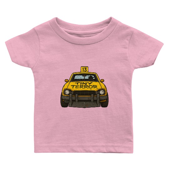 Compact Demolition Derby Design Wreck Event Racing Baby T Shirts