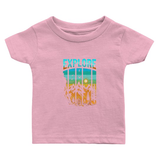 Apex Ascent: Embrace the Untamed Horizon Baby T Shirts