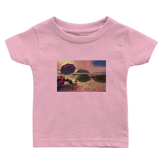 Morro Beach Picnic Baby T Shirts