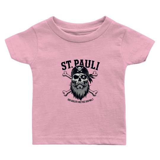 St Pauli Baby T Shirts Hamburg Sankt Pauli Pirate