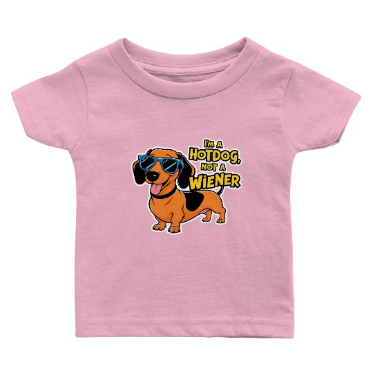 Dachshund Hotdog Baby T Shirts