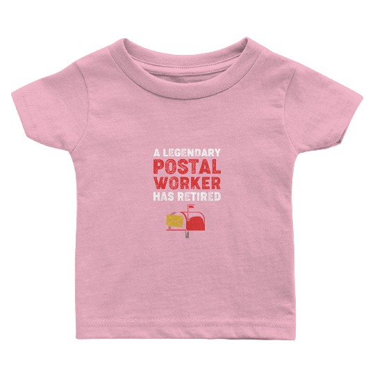 Retired Postal Worker Mailman Baby T Shirts
